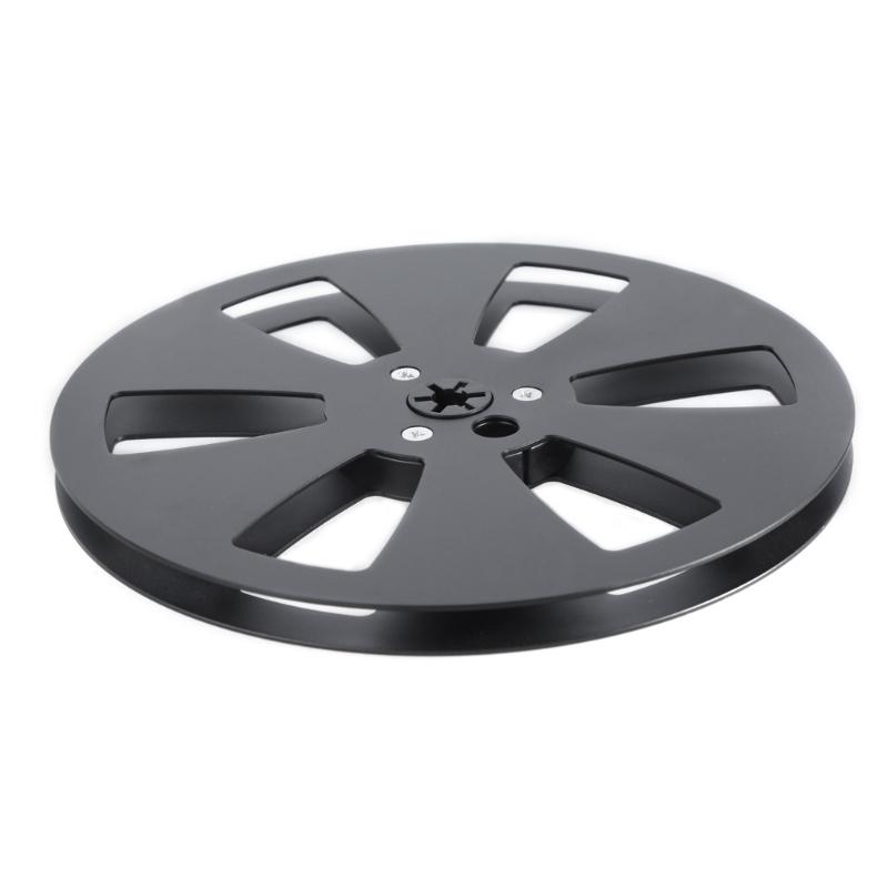Bobină Golă din Aliaj de Aluminiu 1/4 inch 7 inch pentru Magnetofoane Bobină la Bobină Bobină de Prelevare cu 6 Găuri pentru Deck de Sunet cu Bobină Deschisă