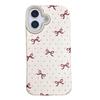 Ins Girl Red Polka Dot Bow Applicable To Apple 16promax Mobile Case IPhone13/12/15
