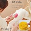 New Pet Bath Brush 2 In 1 Dog Bath Brush With Built-in Shampoo Dispenser Pet Wash Brush Dogs Cats Grooming Massage Brush