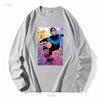 Nightwing T-Shirt lang- oder kurzärmelig vintage gewaschenes Oberteil für den Alltag mit Grafik vielseitig bequem dehnbar weich