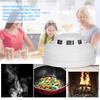 Wired Photoelectric Smoke Detector High Sensitive Smoke Alarm Sensor Fire Alert Protection Anti Burning Connect to Wired Zone For Kitchen/Store/Hotel