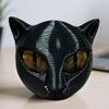Cat Head Sculpture Cat Decor Kitten Art Piece Desk Decorations Cat Keepsake Gift Office Home Desktop Decoration for Halloween