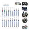 18Pcs Car Terminal Removal Tool Kit Depinning Tool Electrical Connector Pin Removal Car Stylus Wiring Crimp Connector Puller