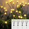10 LED Solar Firefly Light Garden Waterproof Swaying Lamp Outdoor Landscape Lawn Patio Decor Christmas