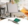 PCIe to Parallel Port Expansion Card PCIE to DB25 Easy Installation Convenient Expansion Card Low Profile Bracket