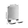 2Pcs Stainless Steels Shaving Razors Wall Hook Men Shaving Shaver Razors Stand Shelf Bathroom Hook Organizers Enduring