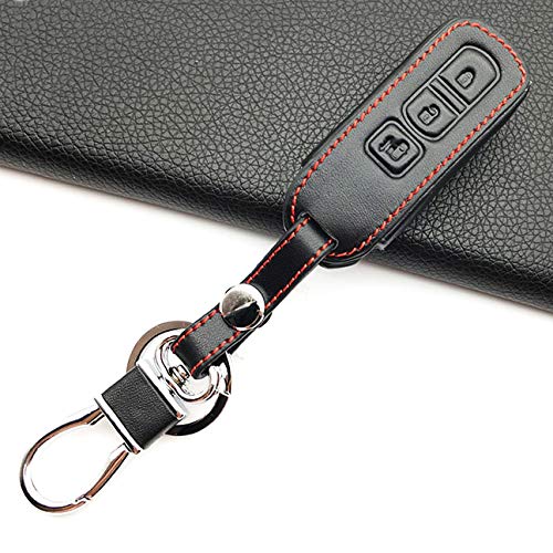 

[ИКТ] Кожаный чехол для смарт-ключа для автомобилей Honda, Черный, 3 кнопки, Черный/NBOX/NBOX Custom/NBOX Plus/NBOX чёрный