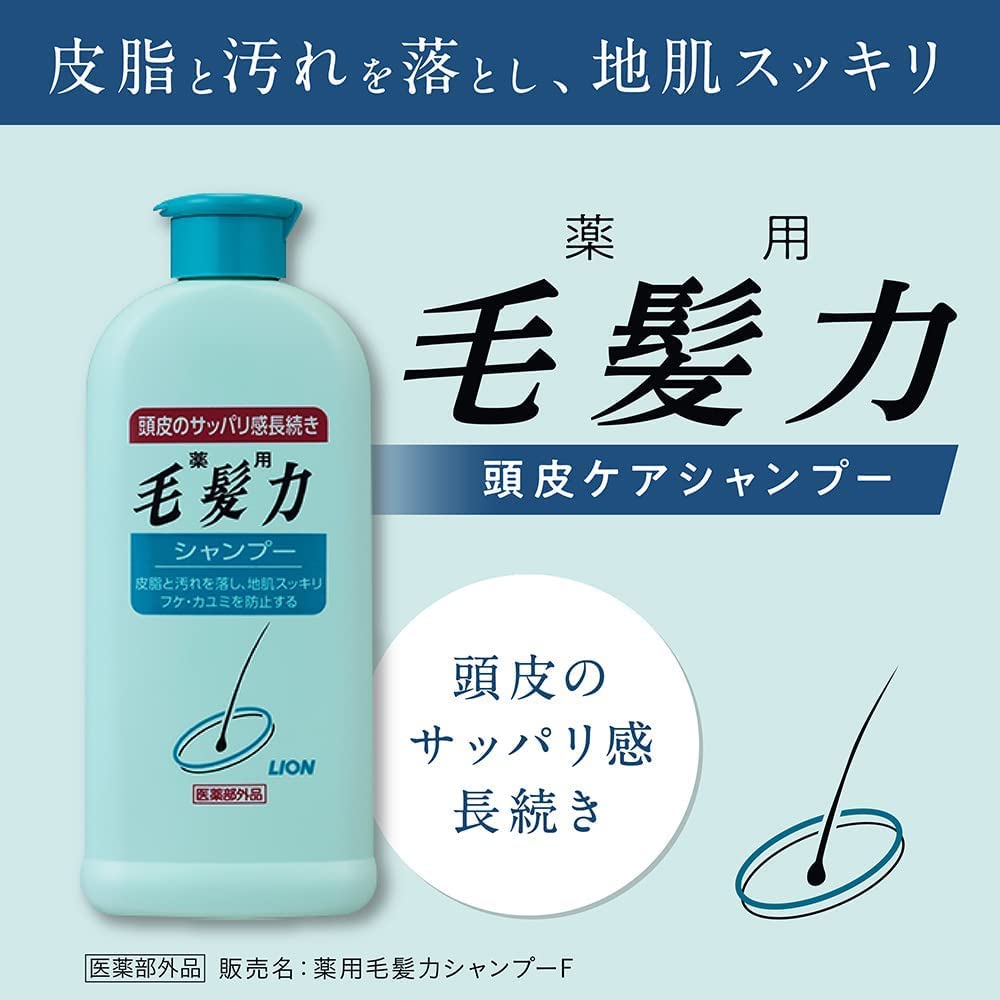 Medicinal Hair Strength Shampoo 200ml X 6 Pack [Lion]