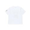 Uniqlo T-shirt Casual Unisex a Maniche Corte con Girocollo e Stampa Cartoon Kaws Bianca 446311-00