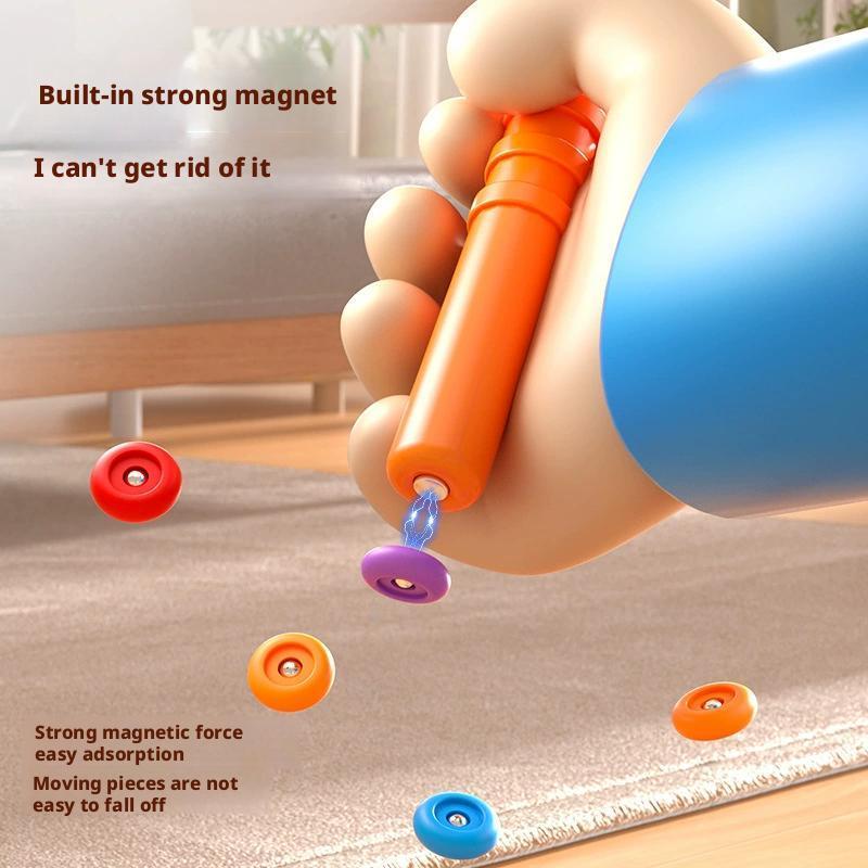 Montessori Magnetic Maze Game Color Number Sorting with Pen Moving Beads Educational Toys for Kids Fine Motor Skills Development