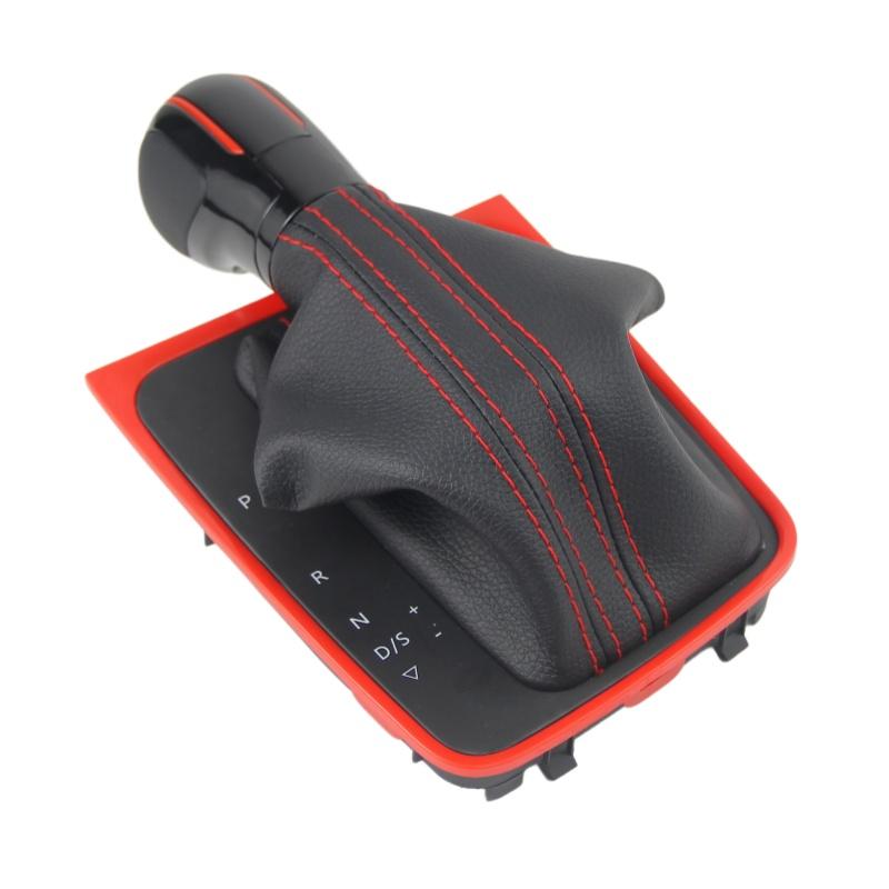 Automatic Transmision Gear Shift Gaiter Boot Cover Case Panel For Volkswagen VW Golf 7 MK7 7.5 DSG R GT