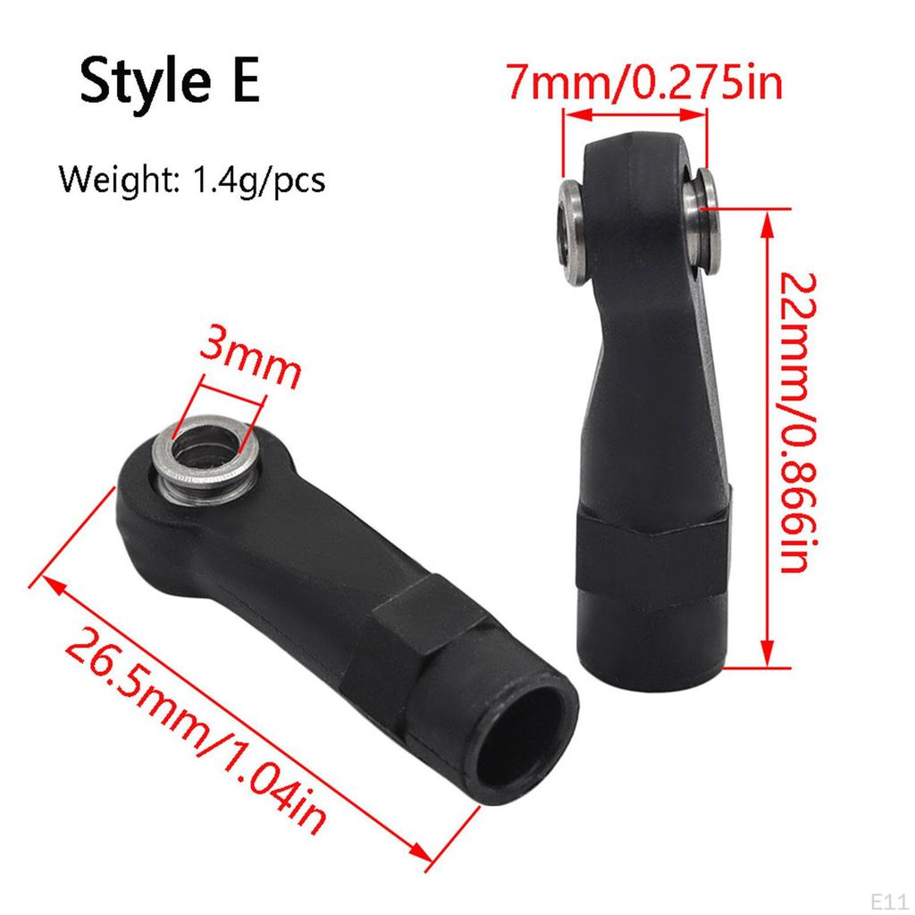 10 M4 Ball Joints for RC Cars, And 1/10 1/8 Scale Remote Control Toys.
