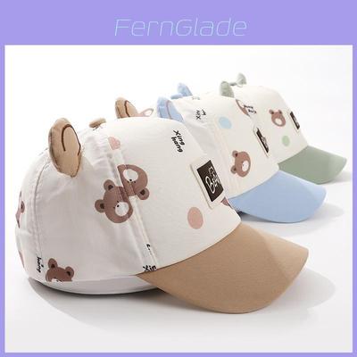 Childrens Cute Bear Ears Baseball Cap With Sun Protection For Toddler Girls And Boys Spring Summer
