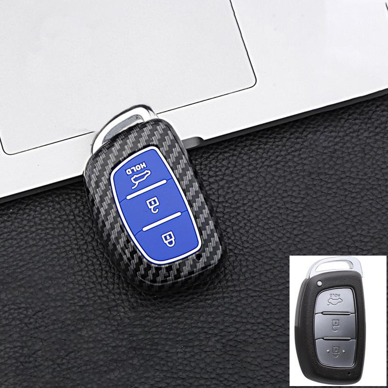 3 4 Button Abs Car Smart Key Case Cover For Hyundai Tucson Santa Fe Rena Sonata Elantra Creta Ix35 Ix45 I10 I30 I40 Accessories
