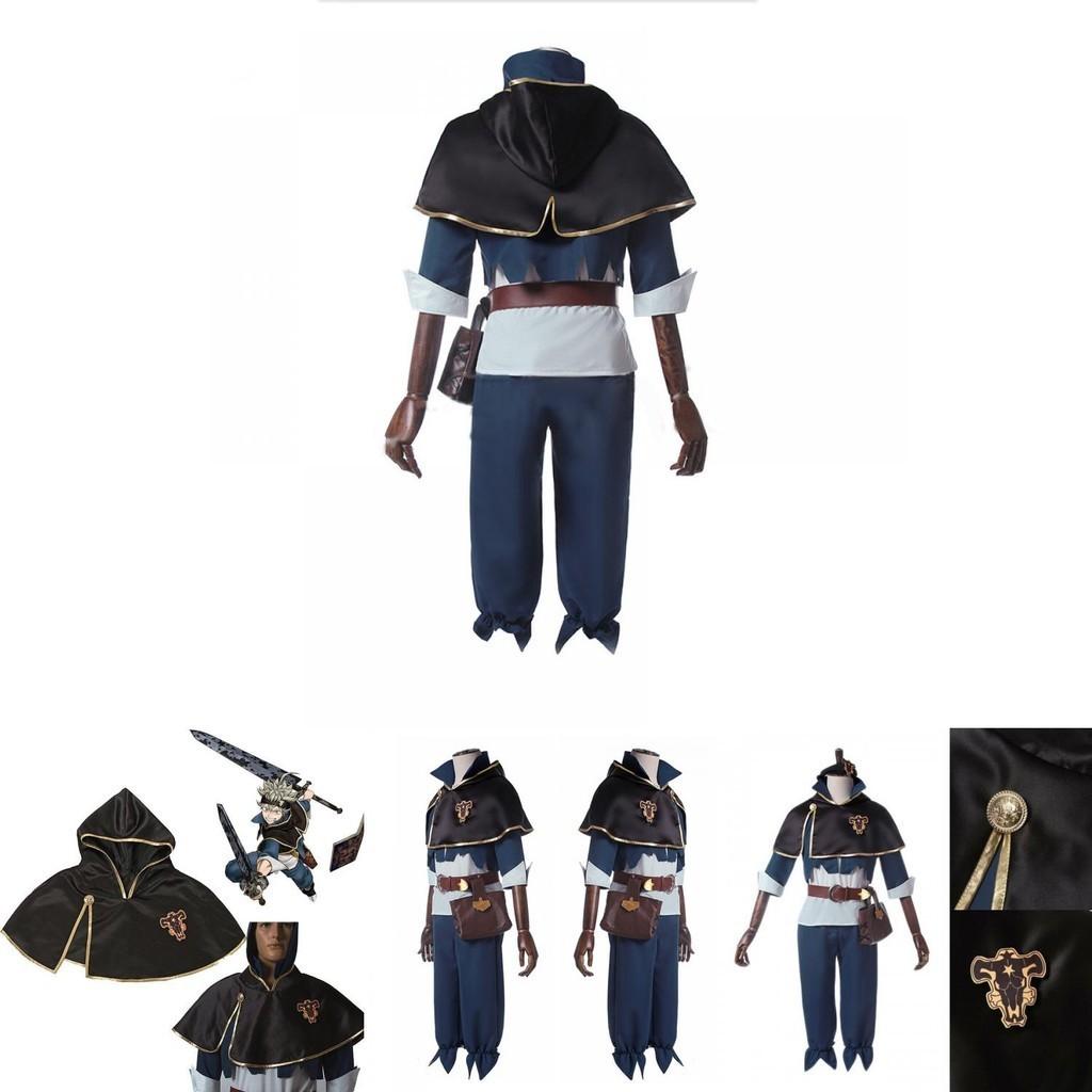 Hochwertiges Black Clover Asta Cosplay Kostüm