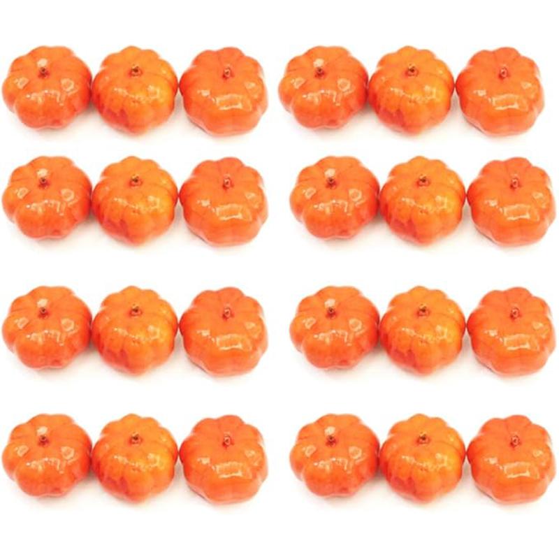 10/20 Stück Künstlicher Kürbis Gemüse für Thanksgiving Dekoration Ernte Herbst Heimzimmer Dekor Esstisch Mittelstück Ornament