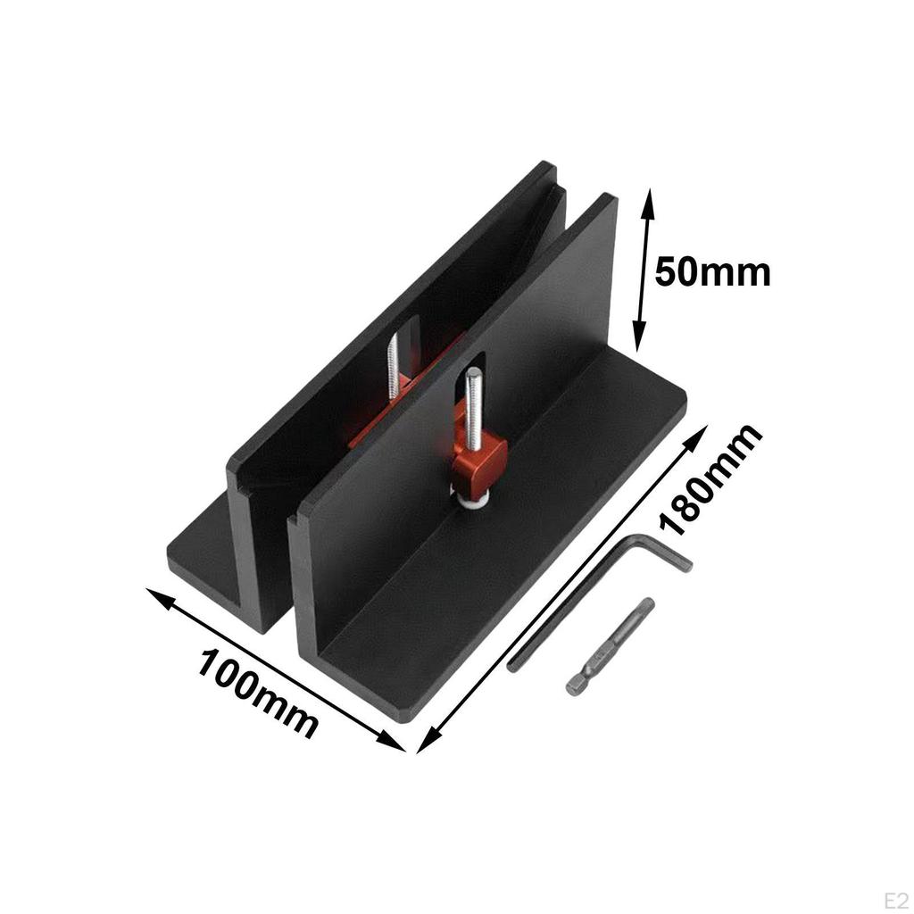 2 buc. Set de cleme pentru rame cu unghi drept Instrument pentru prelucrarea lemnului Aliaj de aluminiu Versatil 7x4x2 inch