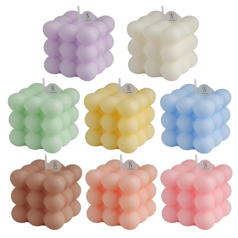 6x6cm Cube Candle Aroma Scented Candles Natural Soy Wax AromatherapyFragrant Birthday Gift