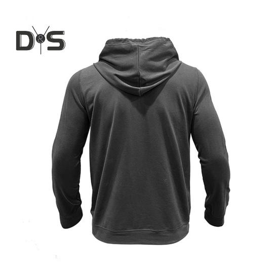 Toamnă, primăvară, pentru bărbați, top cu șnur, buzunare la piept, cu glugă, mâneci lungi, cu glugă, culoare pură, manșetă elastică, de lungime medie, sport casual