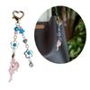 Lovely Whale Pendant Keychain Ornament Sea Animal Beaded Key Chain Fashionable Decoration for Phones Bags Cameras