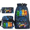 Game Merchandise Printed Children'S Schoolbag Set Teen Backpack Three-Piece Set