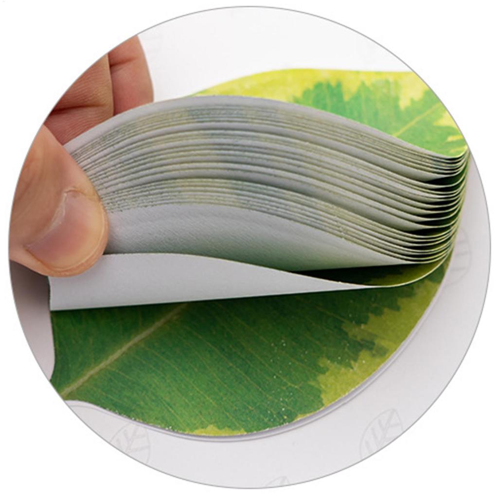 Sticky Notes Notepad Leaf Sticky Notes Stickers Self Sticky Notes DIY Decoration Plant Green Sticky Notes Leaf Stickers