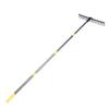 17 Tines Garden Rake 5.4ft Length Heavy Duty Metal Yard Thatching Bow Rake for Loosening Leveling Soil Leaves Grass