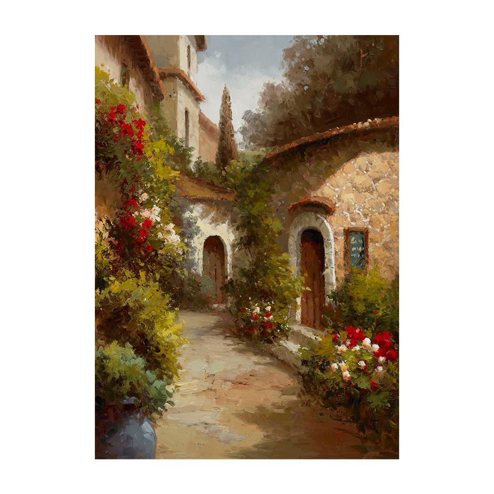 Canvas Painting Classic Europe Natural Idyllic Forest Landscape Picture Vintage Home Wall Art Poster and Prints Wall Art Picture Home Decor