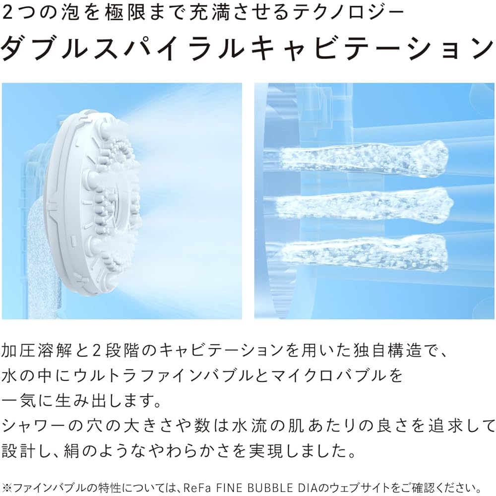 ReFa FINE BUBBLE DIA 120mm Head Size Facial Cleansing Device