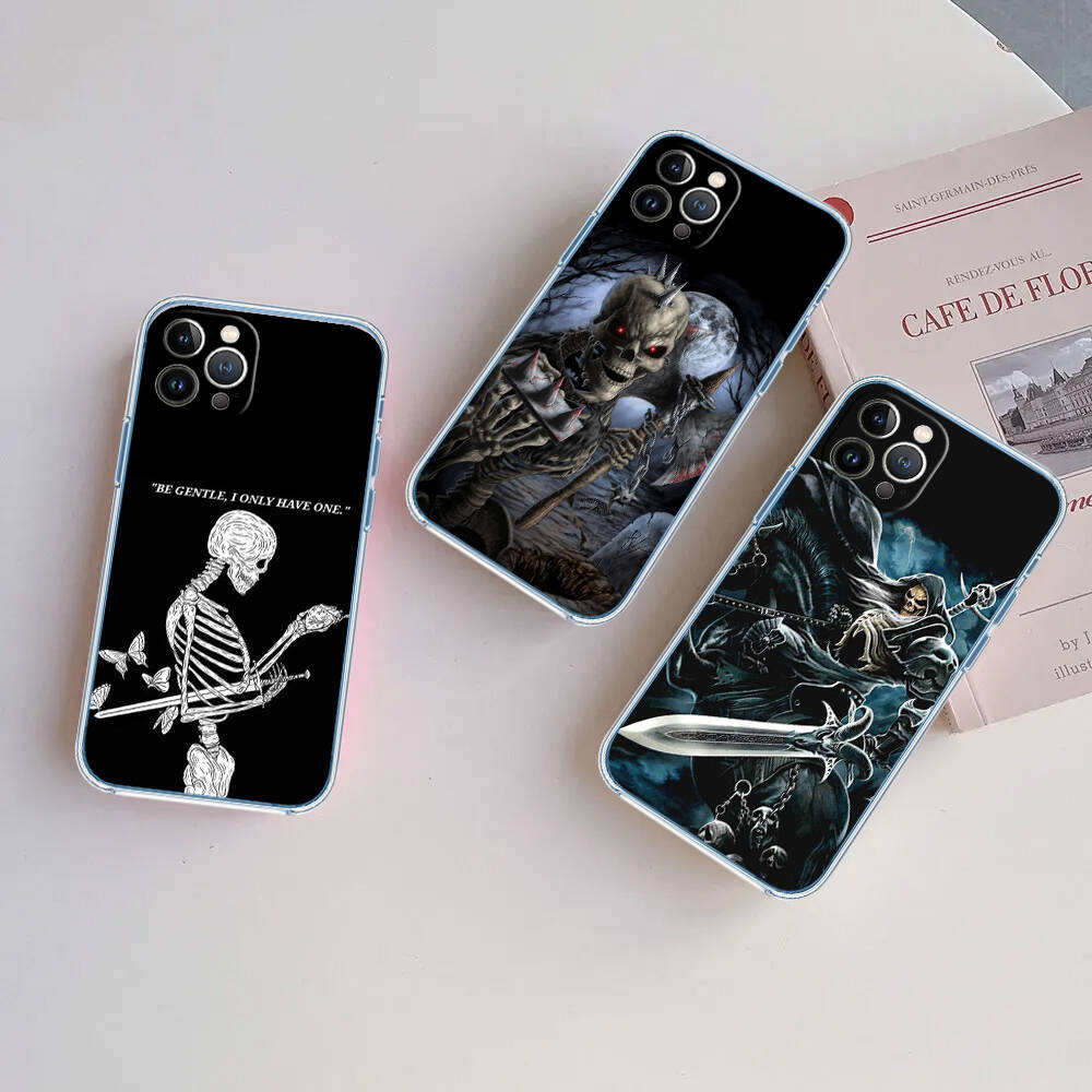 Skeleton Skull Phone Case for Motorola G14 G15 G24 G30 G31 G32 G34 G41 G42 G51 G52 G50 G60S G60 G62 G72 G71 G73 G84 G85 G200 E32
