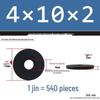 Blackened Thickened Metal Flat Washer Spacer, Round, M3-M42