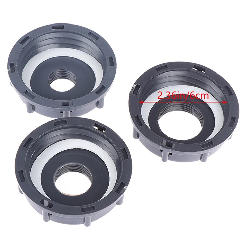 Durable IBC Tank Fittings S60X6 Coarse Threaded Cap 60mm Female Thread To 1/2",3/4",1" Adaptor Connector