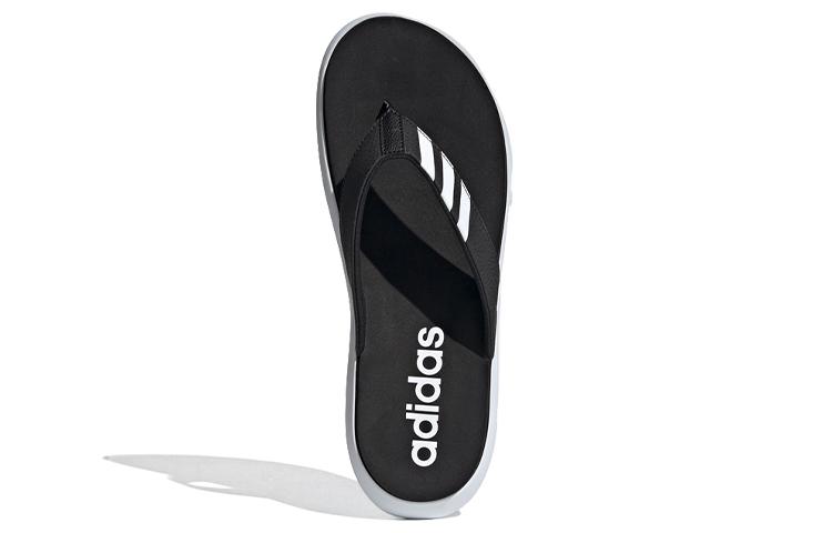 adidas Pohodlná sandále 'Černá Bílá' EG2069