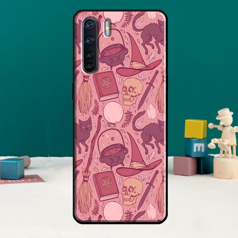 

Girly Pastel Witch Goth Phone Case For Oppo A17 A18 A38 A58 A78 A98 A79 A40 A60 A80 A16 A76 A96 A15 A74 A94 A54 A77 OPPO A60 4G