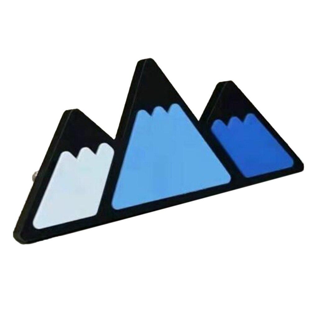 

New 3 color grid emblem emblem for toyota tacoma trd 4 runner tundra 2018 2019 car tri color acrylic grill emblem accessories C