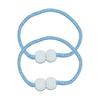 1 Pair Magnetic Curtain Tiebacks, Woven Rope Beaded Curtain Holders, Decorative Drapery Holdbacks for Living Room Bedroom