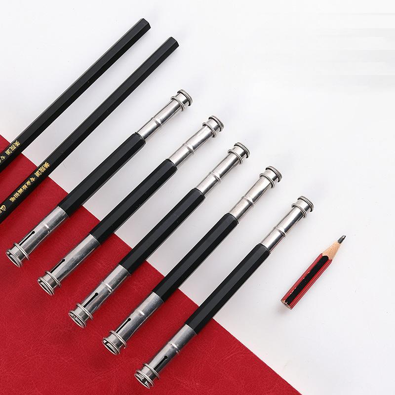 1PCS Double Head Pencil Extender Sketch Pencil Extender Receiver Pen Holder Pencil Case Pen Extender