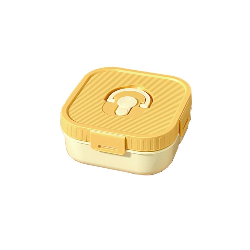 Contenedor Portátil para Ensalada de Frutas Apto para Microondas Bandeja de Comida para Viajes Plato de Almuerzo Dividido Trabajadores de Oficina