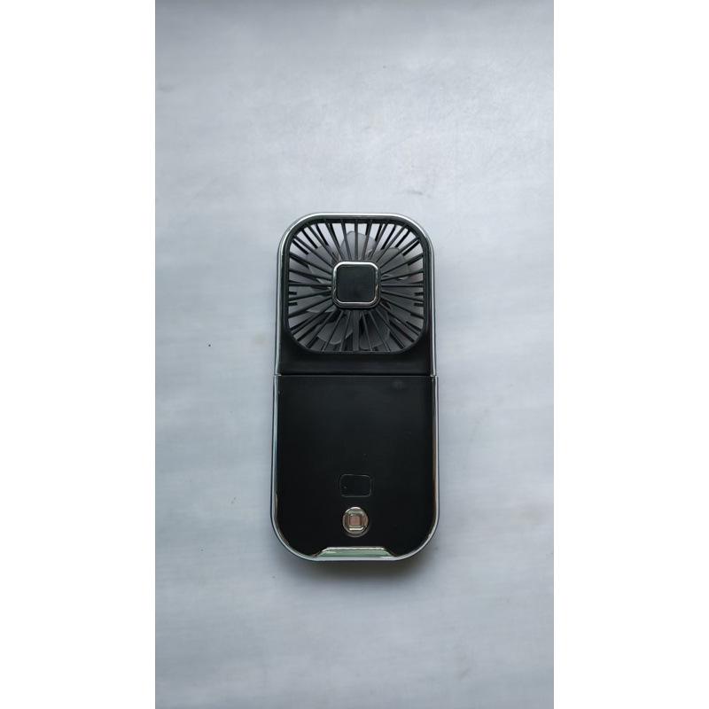

Rechargeable 3000mAh USB Neck and Desktop Fan - Portable, Wireless, and Foldable 180° Design Without Digital Display чорний