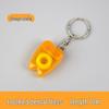 Tooth-Shaped Dental Floss Keychain - Portable Oral Cleaning Tool with Flat Wire