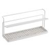 Sink Storage Rack 2Layer Cup Storage Rack Carbon Steel Cup Storage Tray Drain Cup Rack  Home