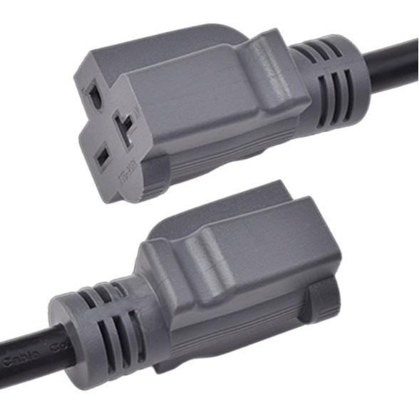 Three-Core High-Power US Plug: 3-Pin AC 5-15P to Female Socket