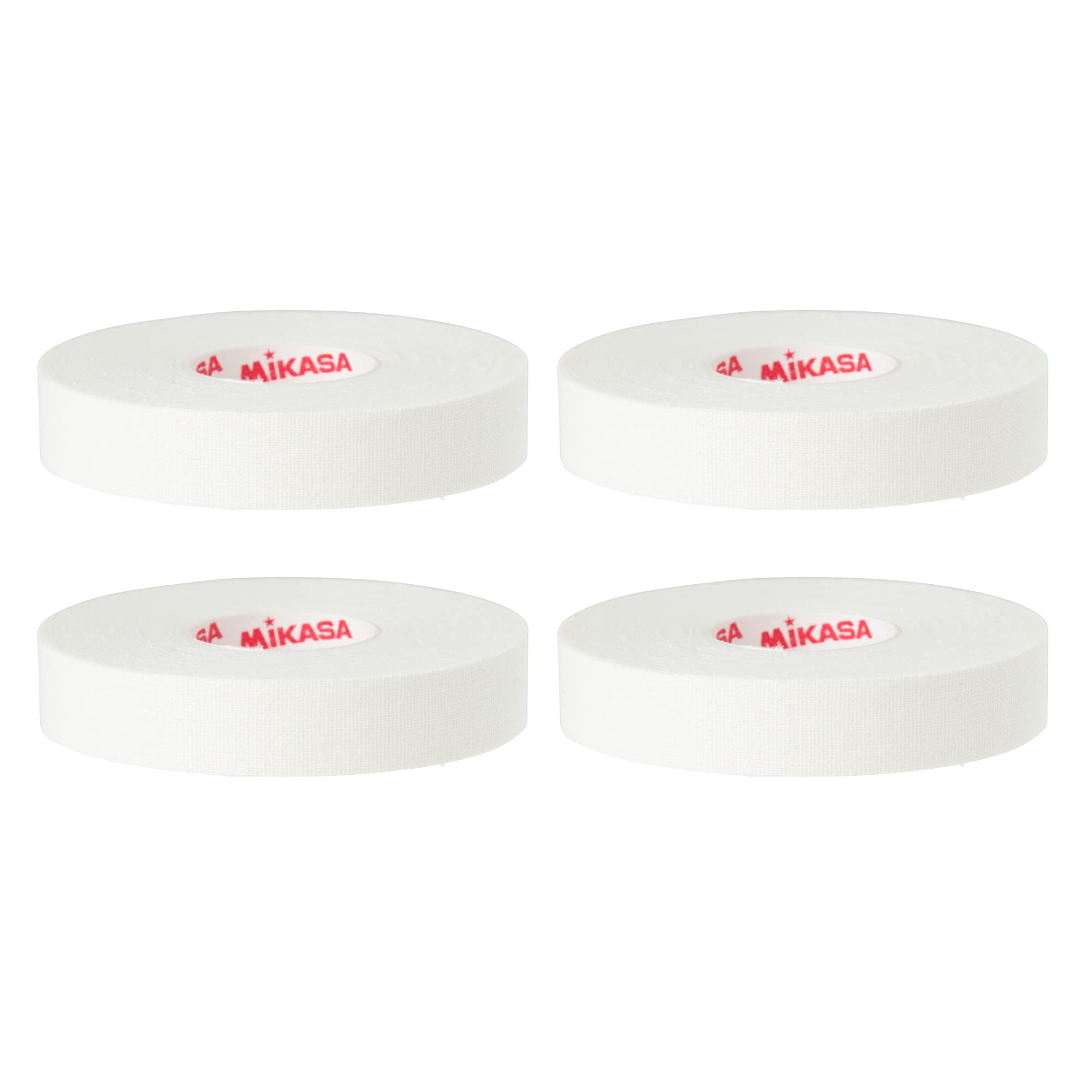 Mikasa Taping White 12.5mm width, 4-roll pack, TPS-125-4, белый