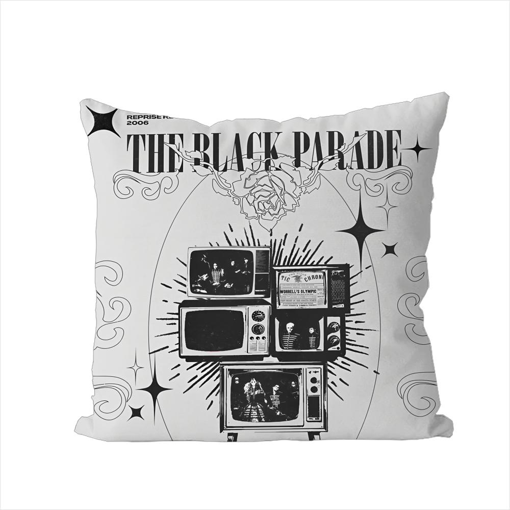 Band My Chemical Romance Pillow Case For Car Sofa Decorative Home Doublesided Print Plush Square Throw Pillow Cushion Cover