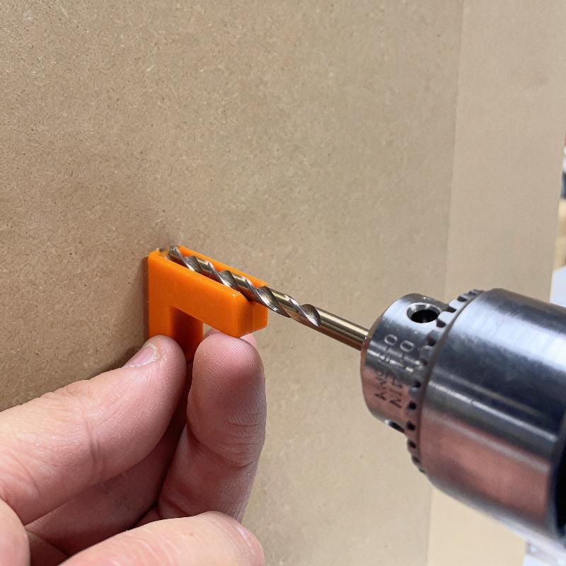 3Pcs, drilling guide | vertical square positioning artifact V-groove fit design, more wear-resistant and durable than round guide