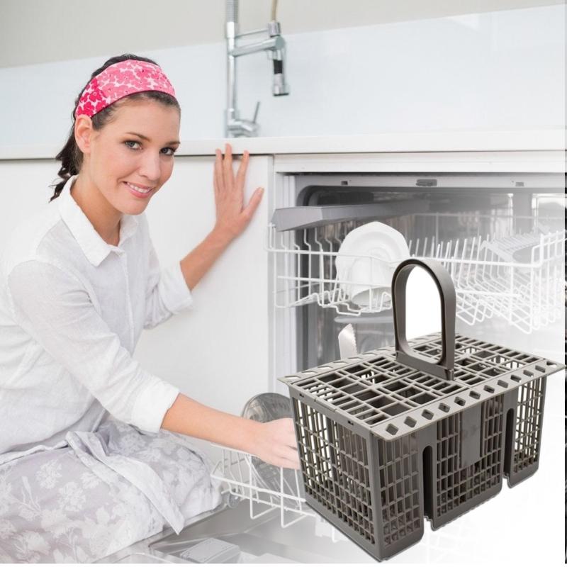 High Temperature Resistant Dishwasher Utensil Holder Practical Dishwasher Storage Solution for Space Optimization