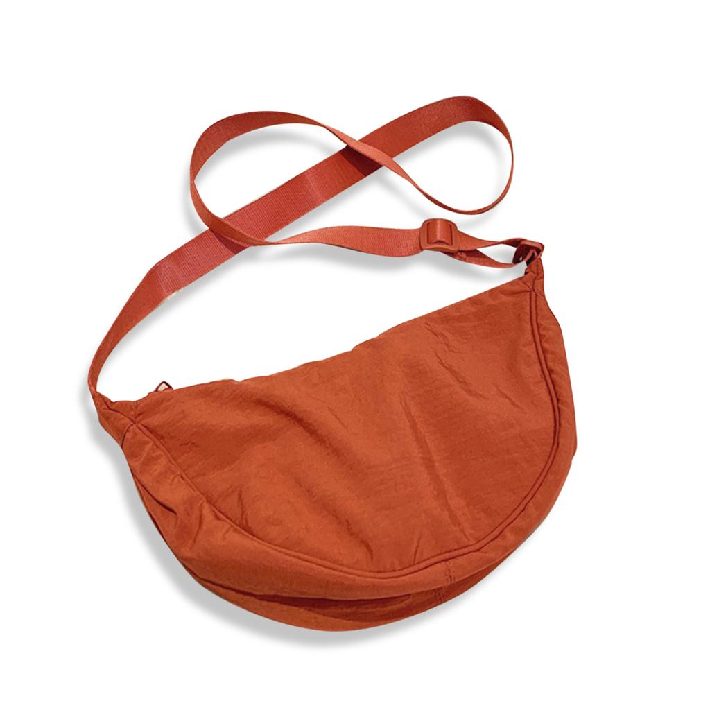 Soft Shoulder Bag Large Capacity Ladies Adjustable Strap Underarm Bag Solid Color Dumpling Bags Casual Satchels Messenger Bag