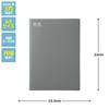 LACONIC 2026 A5 Weekly Planner Gray, March Start Schedule Book and Diary Organizer LALM85-270GY