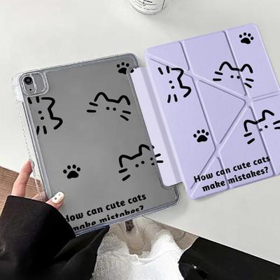 Funda para Tableta Para iPad Pro 2025 Air 4 5 M3 M2 1 2 M4 11 pulgadas Pro 11ª 10ª 9ª 8ª 7ª 12.9 pulgadas Mini 6 7 Soporte Plegable Y Funda Linda