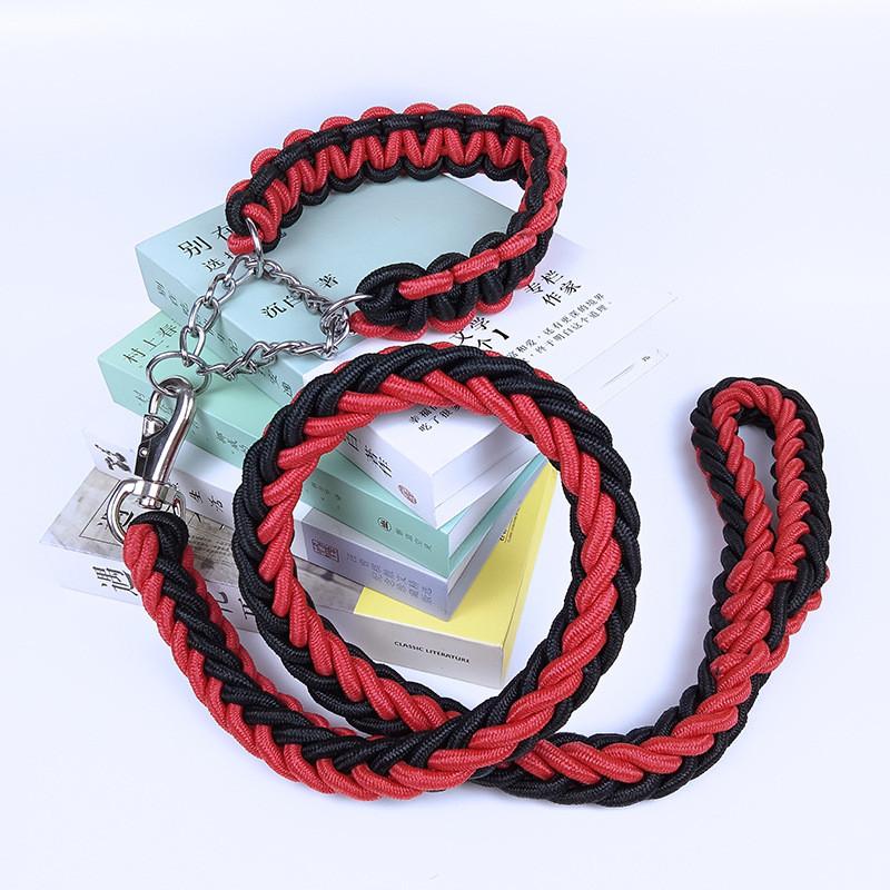 Pet Dog Leash Nylon Heavy Duty Nonextendable For Large Dogs